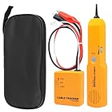 CLIUNT Kabelbruch Suchgerät Mähroboter, Cable Tracker, Kabelfinder Kabeltester Leitungssucher, RJ11 Kabel-Tracer und Tongenerator, Leitungssuchgerät zum Durchgang des Testschaltkreises