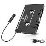RUIZHI Kassetten Adapter, KFZ-Kassettenadapter, Auto-Audio-Kassette auf AUX-Adapter für Autoradio