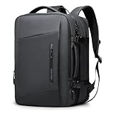 MARK RYDEN Laptop Rucksack Erweiterbar 25-40L, 17.3 Zoll Reiserucksack mit USB Ladeanschluss Wasserdicht Business Rucksack Herren für Geschenke zum Valentinstag