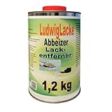 LudwigLacke Der Originale Abbeizer Lackentferner 1,2 kg, für Holz und Metall – Kraftvoller Farbentferner für professionelle Ergebnisse für Metal und Holz