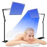 Solarium Für Zuhause,460NM Bräunungslampe mit 225 LEDs, Faltbares Seinstellbares Ständer Und Aufhängbare Haken Solarium für Zuhause Ganzkörper für Körper und Gesicht