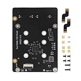 Ruarby X1005 Double NVMe Solid Disk Erweiterungsplatine Hochleistungsspeicherlösung mit LED Iight