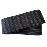 G-LIKE Japanische Kimono Obi Gürtel – Traditionelle Kimonogürtel Bund Harajuku Haori Yukata Robe Zubehör Dreidimensional Taillengurt Belt Selbst Knoten für Herren - Baumwolle (Schwarz3)