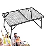 Folding Grill Tisch, Faltbare Outdoor Tisch,Hitzebeständige Grilltisch | Wetterbeständig, Außenlager Ausrüstung für Heckklappe Party Picknick Hunting Camp