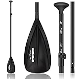 OVERMONT Stand-Up Paddling Stechpaddel SUP Teleskop Paddel 165cm-215cm Verstellbar Zerlegbar Aluminum für Stand Up Paddel Kajakfahren KanufahrenBoard Surfboard