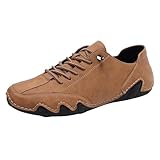 BarfußSchuhe Herren extra weit mit Obermaterial aus Leder Sportlich Freizeitschuhe Orthopädische Turnschuhe Bequeme Laufschuhe Leichte Arbeitsschuhe knöchelhoch Wanderschuhe Outdoorschuhe Sneaker