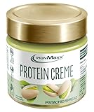 IronMaxx® Protein Pistazien Creme – 200g Glas | Proteinreicher Brotaufstrich mit Pistazien | Ohne Zuckerzusatz | Cremige Konsistenz & ideal für Fitnessbewusste