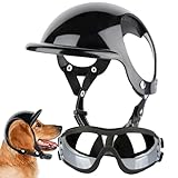 Augenschutz für Hunde – Schutzbrille belüftet und flexibel | Kopfschutz für den Außenbereich, staubdicht und UV-Schutz, ideal für Radfahren, Spaziergänge