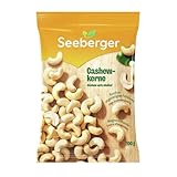 Seeberger Cashewkerne: Ganze Cashew Nüsse - reich an Proteinen, Vitaminen & Mineralstoffen - Naturbelassen - ohne Zusatzstoffe, Vorteilspack (1 x 200 g)