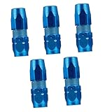 PRETYZOOM 5 Stück Spitze der Fettpresse Düse Schmiernippel Teil der Fettspritze Zubehör für Fettspritzen Kupplung für Fettsprüher Fettspitze Kohlenstoffstahl mit hoher Härte Blau