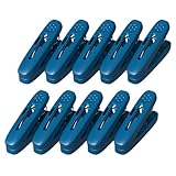 Wäscheklammern, Sockenklammern für die Wäsche | 10 x rutschfeste Wäscheklammern, winddicht | nützlicher Clip, verdickte Wäscheklammern für Federtrockner, Set mit Kleidernadeln