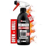 SNANO Backofenreiniger, Grillreiniger extra stark in Profi Qualität - Für Gasgrill, Backofen, Herd, Ceranfeld, Kaminscheiben (500ml)