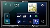 Pioneer SPH-DA230DABAN inkl. DAB Antenne , 6,8' 2DIN Mediareceiver mit Apple CarPlay, Android Auto, DAB+ und Bluetooth, Schwarz