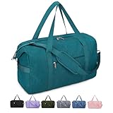 Narwey Handgepäck Tasche für Flugzeug Groß Reisetasche Handgepäck Damen Weekender Bag Sporttasche Damen Herren Handgepäck Koffer 40L (Blaugrün)