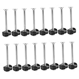 PEPLAYTAL 16 Satz Trampolin Schrauben und Muttern Anti lockerungs Trampolin Zubehör für Stabile Befestigung Passend für Trampolinbeine Heim Schule Park Sicher