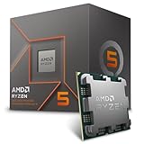 AMD Ryzen 5 8500G Prozessor (intergrierte Radeon Grafik, 6 Kerne/12 Threads, 65W TDP, AM5 Sockel, 22MB Cache , Bis zu 5 GHz max boost Frequenz, wraith stealth Kühler)
