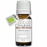 ResQ pets Bachblüten Bio Globuli · Relax für Hund & Katze/Haustiere · bei Angst, Stress, Panik, zur Beruhigung, Gewitter, Sylvester Feuerwerk · globuli unique · 10 g ca. 1100 St. · DE-ÖKO-007