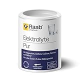 Raab Vitalfood® Elektrolyte Pur (170 g) - Elektrolyte ohne Zucker und ohne Süßungsmittel, Perfekt für Sportler bei Flüssigkeitsverlust, vegan, mit Messlöffel, für Muskeln, Nerven, Elektrolyt-Haushalt