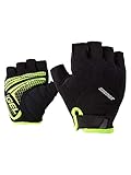 Ziener Herren COLIT Fahrrad-, Mountainbike-, Radsport-Handschuhe | Kurzfinger - atmungsaktiv/dämpfend/rutschfest, black.poison yellow, 10