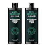 by Amazon Anti-Schuppen-Shampoo für Herren, 2 x 400 ml