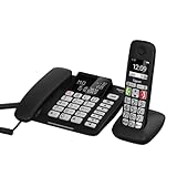 Gigaset DL780 Plus Kombi-Set schnurgebundenes Telefon & Mobilteil, extralaut Hören, hörgerätekompatibel, gemeinsames Telefonbuch, schwarz