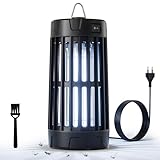 JACKYLED Insektenvernichter elektrisch für Innen- & Außenbereich, 4000V Mückenlampe und Mückenfalle, leistungsstark gegen Fliegen und Stechmücken – ideal für Zuhause, Garten, Terrasse und Camping