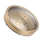 Gatuida 3-In-1 Wetterstation mit Barometer Thermometer und Hygrometer Zifferblattanzeige Einfache Installation für Innen und Außen Ø 13cm Klimakontrolle Luftüberwachung