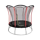 Ultrasport Lotus Gartentrampolin, Outdoor-Trampolin in 4 Durchmessern, galvanisch verzinkter Rahmen, Kindertrampolin mit toller Sicherheitsausstattung, ø 305 cm