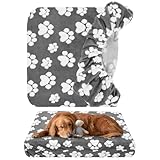 Deuson Bezüge für Hundebetten,Bezug Hundebett,Ersatz Hundebett,Wasserdichter,Weicher Samtbezug für Hundekissen,Waschbar,91x69x20 cm/112x89x20 cm(XL)