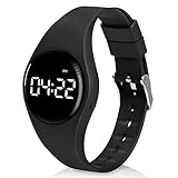 LEBEXY Schrittzähler Uhr Einfach Pedometer Ohne Bluetooth/Ohne App/Ohne Handy Fitness Armband Tracker Zum Joggen Gehen Laufen für Damen Herren Fitnessuhr für Schwimmen Sauna