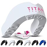 Titan Armour® Mundschutz für Erwachsene und Jugendliche, zweilagig, passgenauer Mundschutz für Erwachsene und Jugendliche, inkl. Mundschutz, für Boxen, Rugby, MMA, Hockey und alle Kontaktsportarten,
