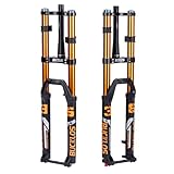 BUCKLOS Downhill Luftfedergabel 27,5/29, 15 x 110 mm, Boost, konisch, Reise 180 mm, 36 mm Innenschlauch durch Achse, Rückprallverstellung, Scheibenbremse, Vordergabeln, passend für Mountainbike, AM,