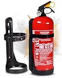 2 kg Feuerlöscher-Pulver GP-2X ABC Manometer + Halterung (made in Europe auch Auto Boot)