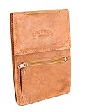 LEDER BRUSTBEUTEL BRUSTTASCHE Umhängetasche Geldbörse Security Wallet(TAN)
