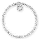 Thomas Sabo Damen Charm-Armband Classic Charm Club 925 Sterling Silber X0163-001-12