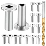 NUOBESTY 1Satz Kabelschutz Hülsen Für Decksgeländer Schutzkappen Mit Bohrer Für DIY Balustrade Und Kabelgeländer