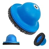 iKALULA 2-Teiliges Radnabenschleifer, Radnabenreiniger Innen-Ø 90 mm Außen-Ø 150 mm Silizium Karbid Kugelkopfschleifer, Radnabenschleifer für Reifenwechsel & Felgenreinigung für 1/2' Schlagschrauber