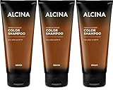 3er Alcina Color Shampoo Braun 200 ml