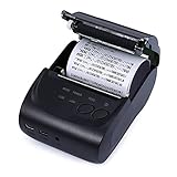YHNNH Mini-Etikettendrucker, Mini-Bluetooth-Drucker, Ticket-Quittungsdrucker, USB, tragbar, kabellos, for 58-mm-Drucker, Bürobedarf(Printer)