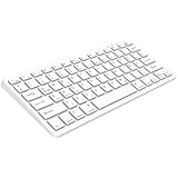 QWERTZ Kabellose Bluetooth Tastatur für iPad, kompatible mit iPad 10.2/9.7,iPad Pro 11/iPad Pro 12.9,iPad Air/iPad Mini/iPhone, für Windows,iOS,Android,Weiß