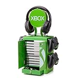 Numskull Offizieller XBOX Grüner Gaming-Schrank, Controller-Halter, Headset-Ständer für PS5, Xbox Series X S, Nintendo Switch - Offizielles XBOX-Merchandise