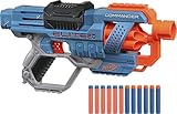 Hasbro E9485EU4 Nerf Elite 2 Commander RD-6 Blaster, 12 Nerf Darts, 6-Dart Rotationstrommel, Tactical Rail Steckschienen, Befestigungspunkte