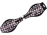 MAXOfit Waveboard Pro XL bis 95 kg mit Tasche und Leuchtrollen, 88x23x30 (Pink Lady)