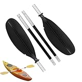 Kajak Paddel, Doppelpaddel Für See Und Kajak, Doppelkopf-Aluminiumlegierung Abnehmbares Ruderwerkzeug für Wassersport Turungdom Fluss See Sportboot Erwachsene Angeltraining