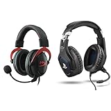 HyperX Cloud II – Gaming Kopfhörer rot & Trust Gaming Headset GXT 488 Forze - Offiziell Lizenziert für Playstation - PS4 und PS5 Headset mit Klappbarem Mikrofon und Einstellbarem Kopfbügel