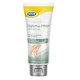 Scholl Expertcare tägliche Fußcreme - mit 2% Vitamin Komplex - ideal für raue und sehr trockene Füße - unparfümiert - schnell einziehend - nicht fettend - 75 ml