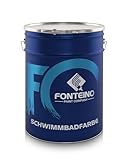 Fonteino Poolfarbe Schwimmbadfarbe Poolbeschichtung Schwimmbeckenfarbe Blau 750ml