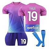 AC Mailand 23/24 Fußball Trikot, Neue Hause/Auswärts Fußball Trikot für Kinder Erwachsener, Fussball Trikots Shorts und Socken Anzug Jungen Herren