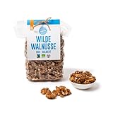 PAKKA Bio Fairtrade Walnusshälften, rohe wildgesammelte Bergwalnüsse 600g, Walnusskerne helle Hälften, halbe Walnüsse direkt von Kleinbauern aus Samarkand Usbekistan, Öko, vegan, 600g