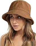 FURTALK Unisex Fischerhut Baumwolle Bucket Hat Verstellbare Sonnenhut für Damen und Herren